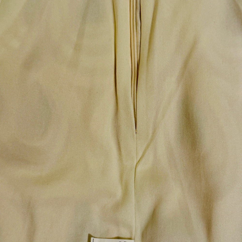 Banjul Cream and Gold Pencil Skirt - Picture 7 of 9